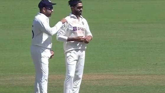 Social media has been left asking questions after this Ravindra Jadeja moment during the first Test between India and Australia.