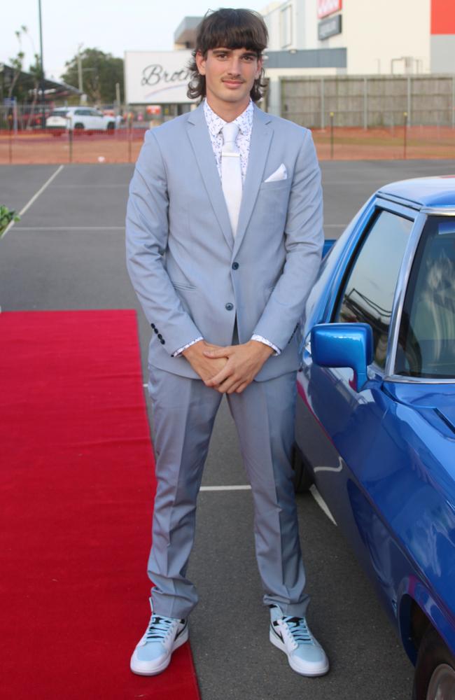 Steuart Slean at the 2023 Bundaberg North State High School Prom.