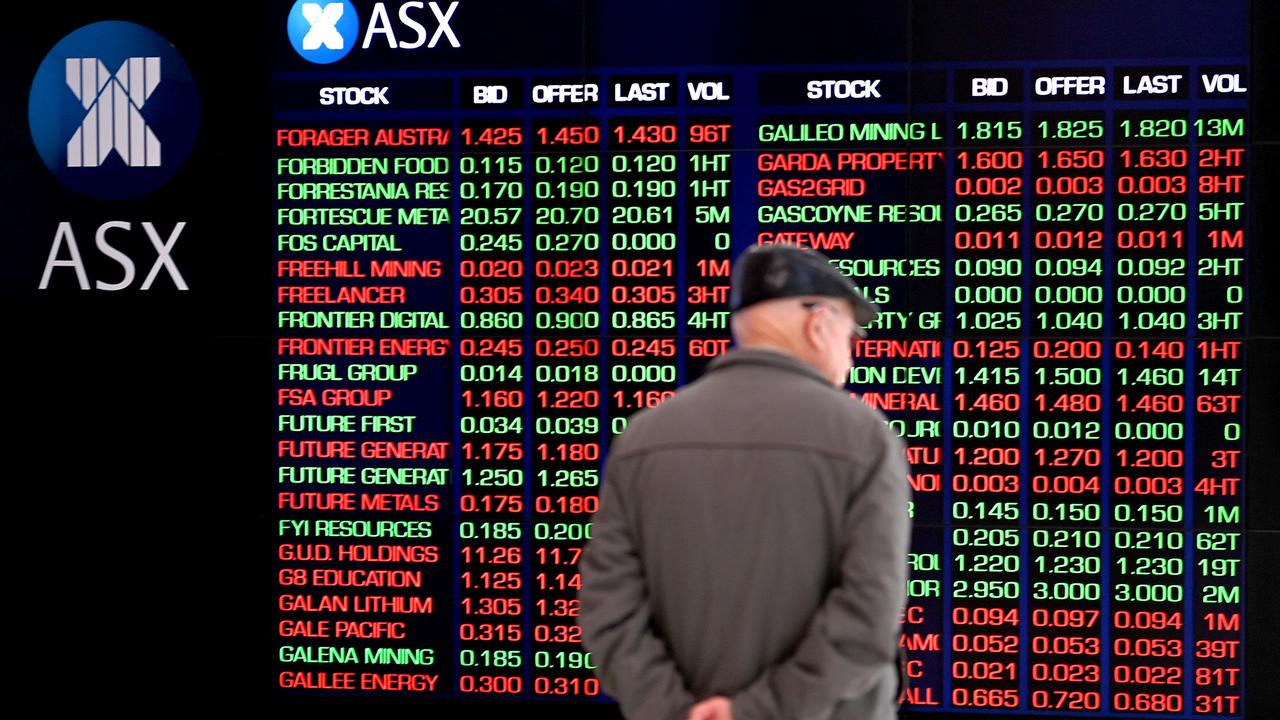 The benchmark ASX200 drifted lower on a quiet day of trading on Wednesday. Picture: NCA NewsWire / Jeremy Piper