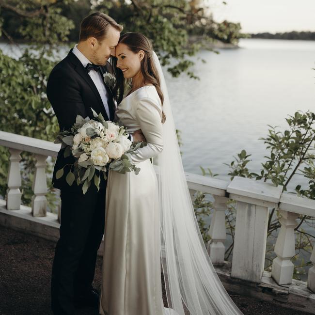 Mrs Marin and her husband Markus Raikkonen have been married since August 2020 (Photo by Minttu Saarni/Finnish Prime Ministers Office via Getty Images)