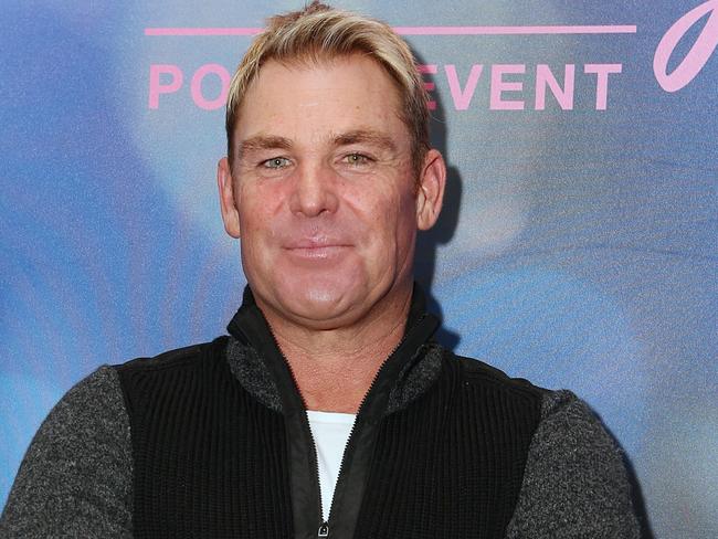 Charity poker night. Shane Warne. Picture: Julie Kiriacoudis