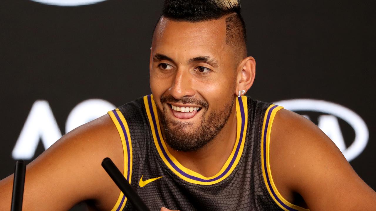 Is Nick Kyrgios the true king of trick shots? (Photo by Jonathan DiMaggio/Getty Images)