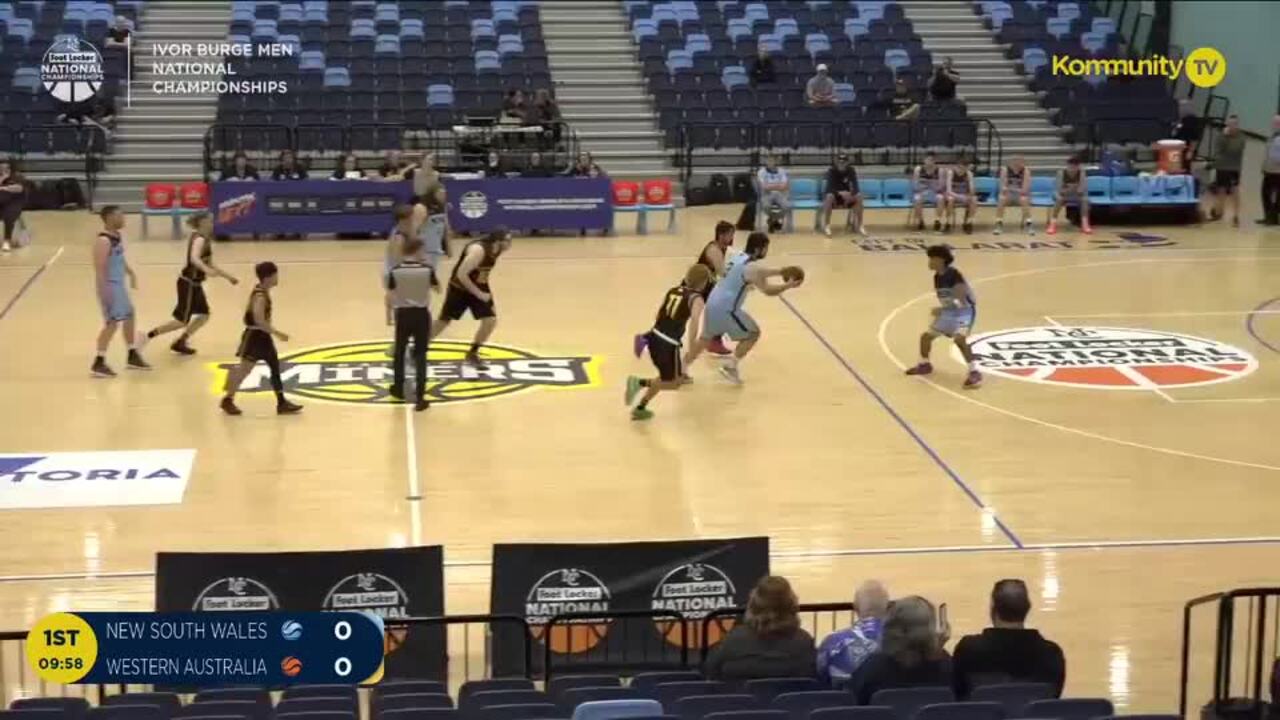 Replay: New South Wales v Western Australia (Ivor Burge men elimination final) - 2025 Basketball Australia U20's & Ivor Burge National Championships Day 4