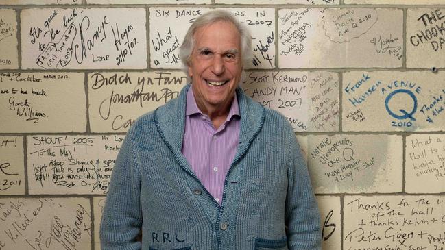 Henry Winkler sparked outrage over his claims of arson. Picture: Naomi Jellicoe