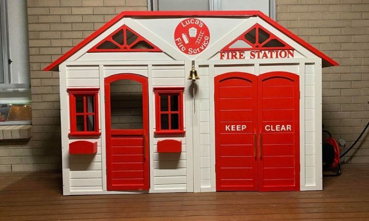 Kmart wooden cheap fire station