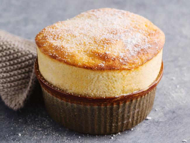 Classic lemon souffle.