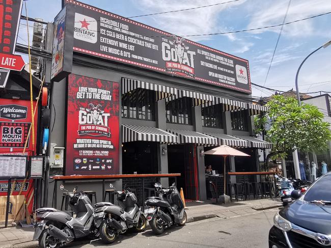 The Goat bar, Bali, owned by Michael Le Grand.