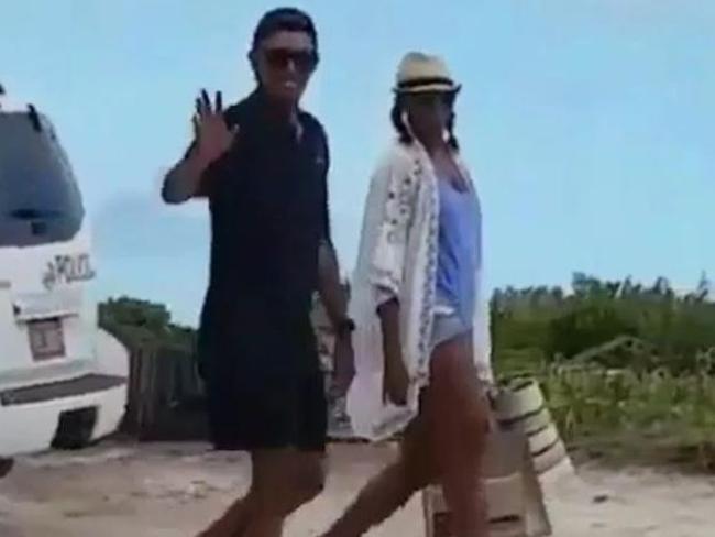 Barack and Michelle Obama had their first holiday after leaving the White House on Necker Island. Picture: Supplied