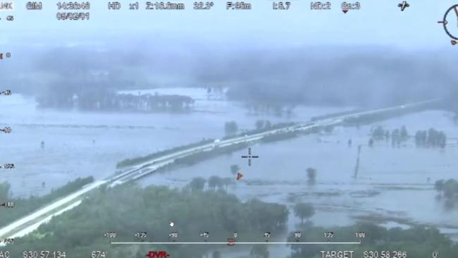 NSW SES aerial vision of Northern NSW flooding Picture: supplied