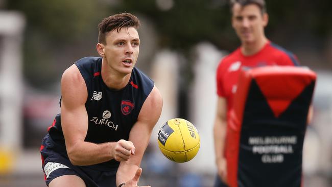 Jake Lever hopes to return through the VFL in two weeks from a knee injury Picture: Michael Dodge/Getty Images