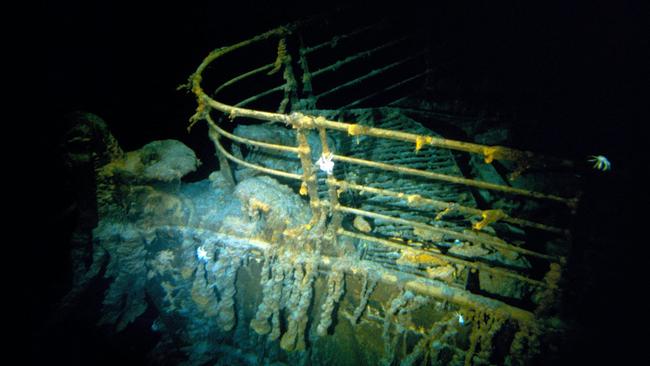 The vessel was used to take tourists to see the wreckage of the Titanic in the North Atlantic. Picture: Woods Hole Oceanographic Institution/AFP