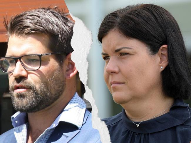 Natasha Fyles and Matt Paterson are worlds apart on a solution to Alice Springs' crime crisis.