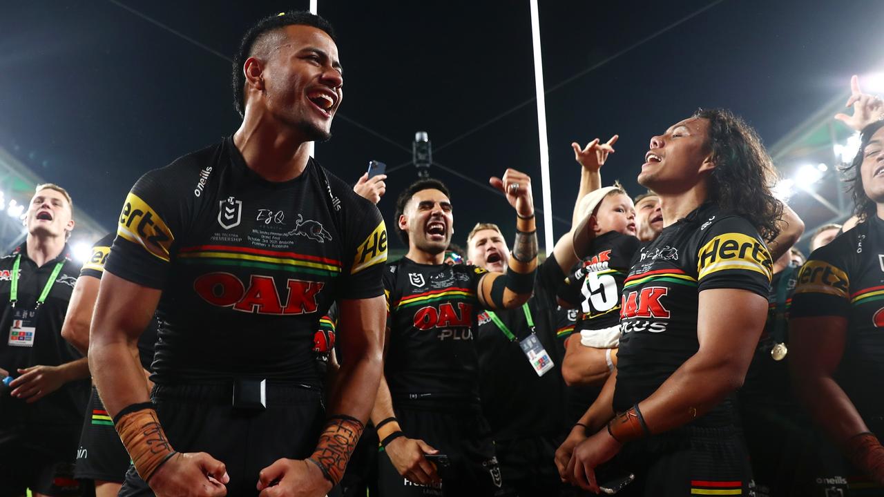 The Panthers will keep the majority of their grand final-winning squad together next season. Picture: Chris Hyde/Getty Images