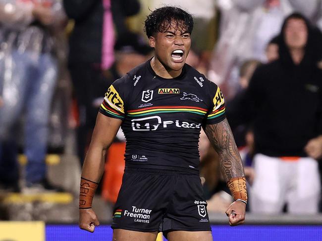 Whatever he is eating seems to be working, given To’o is playing in his fifth straight grand final. Picture: Getty Images