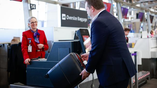 Virgin Australia’s baggage tracking tool requires ground staff to scan bar codes on bags.