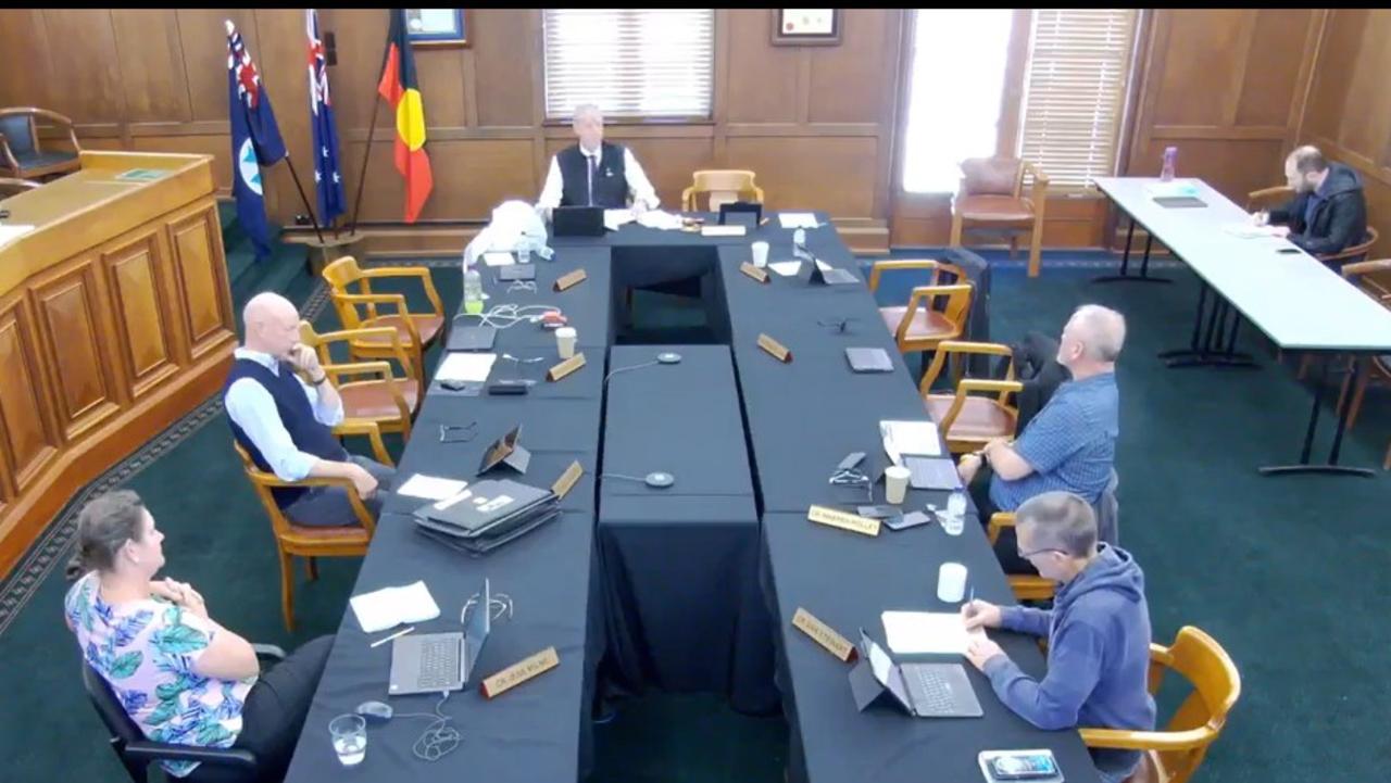 Mayor Glen Hartwig, deputy mayor Hilary Smerdon, and councillors Shane Waldock, Dolly Jensen and Bruce Devereaux have each rejected suggestions their exit from a meeting ahead of a vote on a disciplinary was orchestrated to stifle debate.