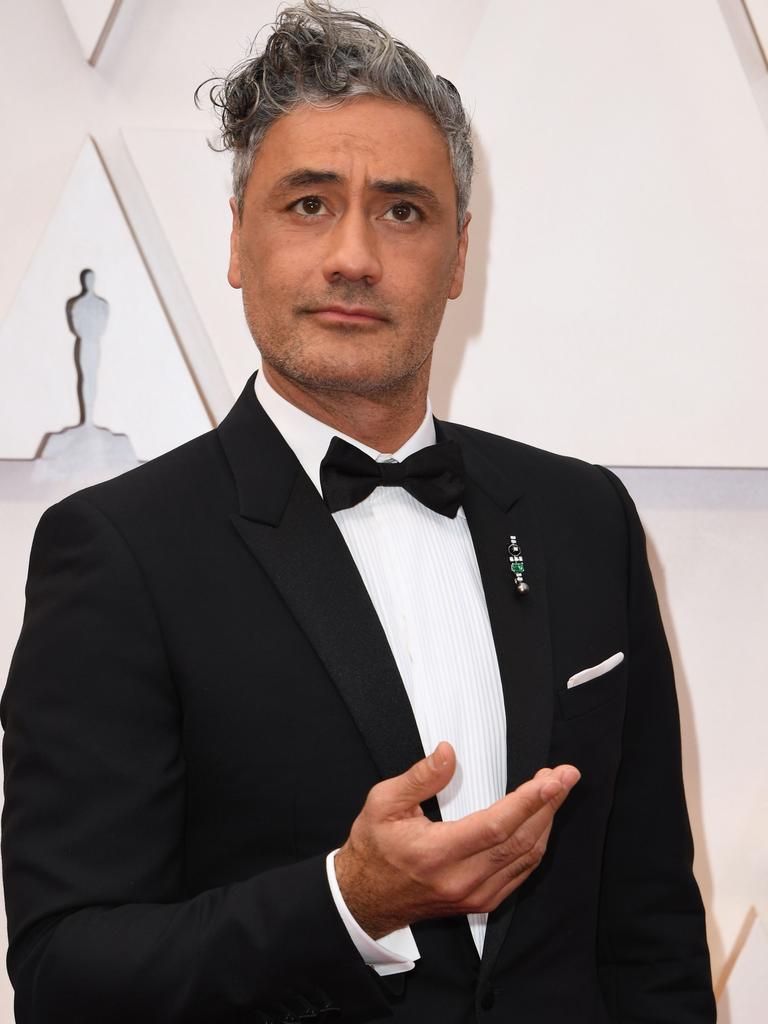 New Zealand director Taika Waititi (Jojo Rabbit) in contemplation mode on the red carpet. Picture: AFP