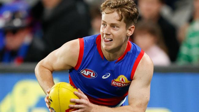 Lachie Hunter has taken indefinite leave from the Bulldogs. Picture: AFL Photos/Getty Images