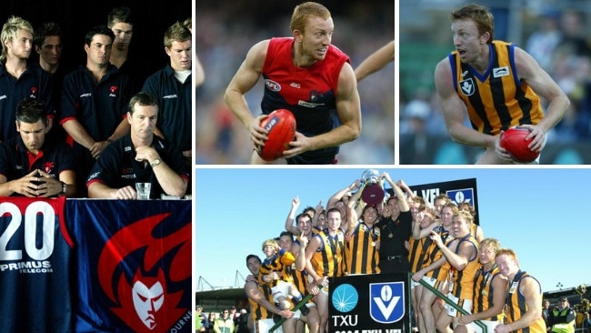 Former Melbourne footballer Troy Broadbridge played his last game of footy in Sandringham's 2004 VFL premiership.