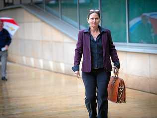 Sally Townley on her way to  Court hearing , challenging RMS information.. 24 JUNE 2019. Picture: TREVOR VEALE