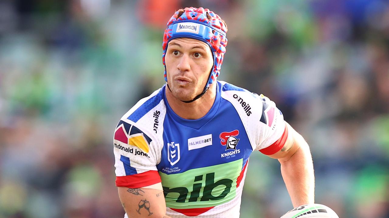 Second time lucky. Will Kalyn Ponga aim up at five-eighth. Picture: Mark Nolan/Getty