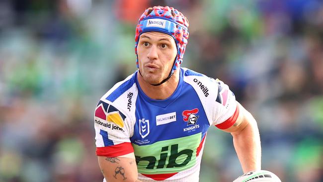 Second time lucky. Will Kalyn Ponga aim up at five-eighth. Picture: Mark Nolan/Getty