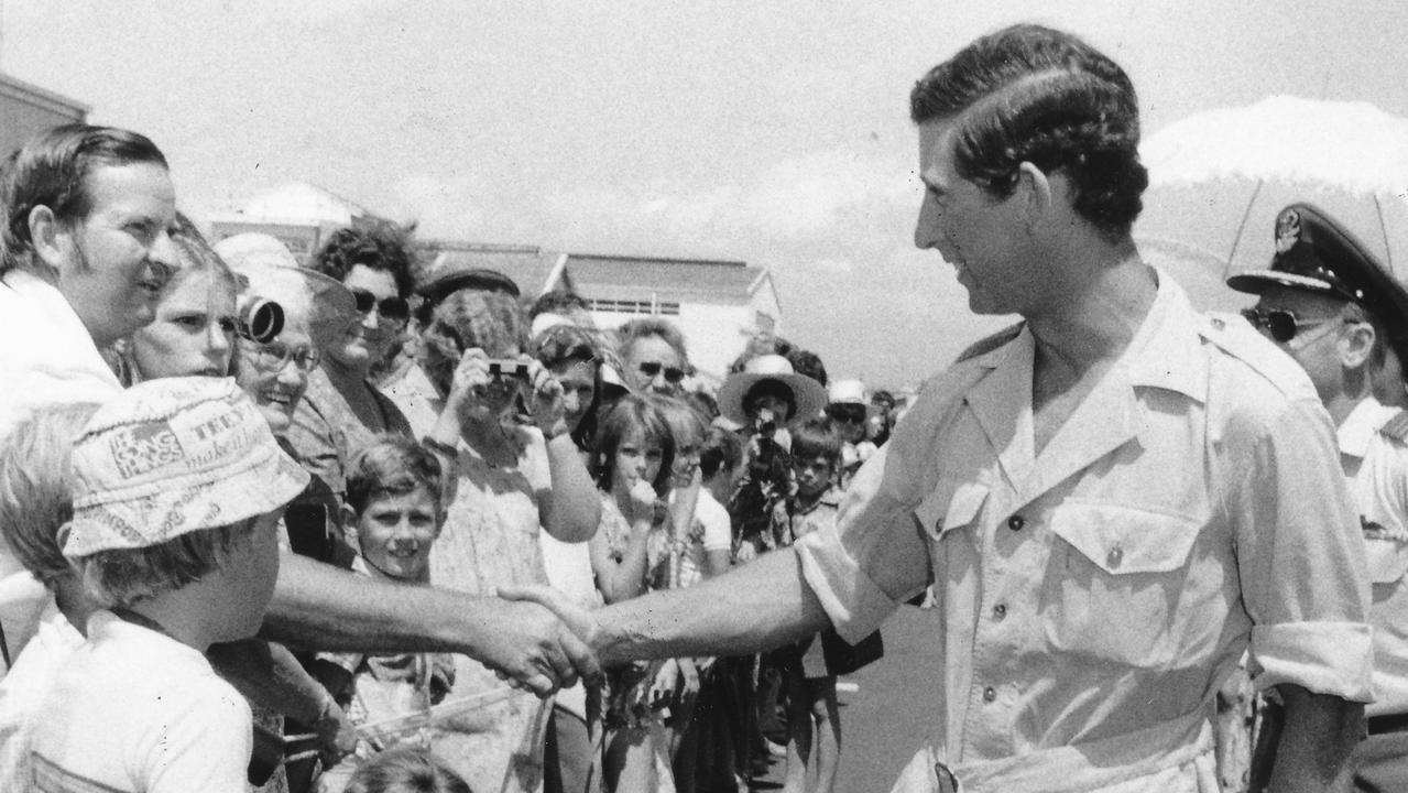 A then Prince Charles was visiting Australia in 1979. Picture: Supplied.