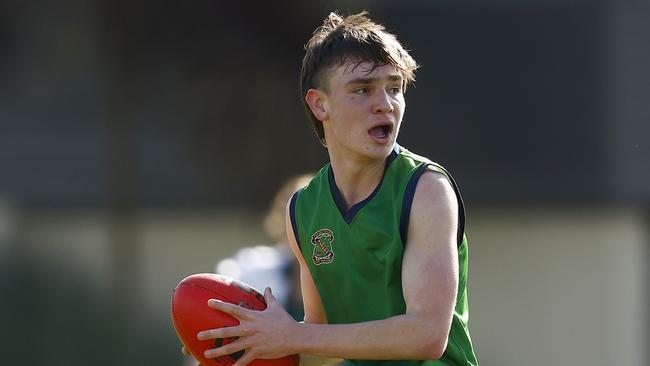 Jordyn Gillard of Parade College in action. Picture: Daniel Pockett/AFL Photos/via Getty Images