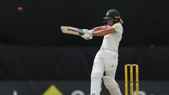 Sophie Molineux of Australia bats during day two of the Women's Test match between Australia and South Africa at the WACA in February. Picture: Getty Images