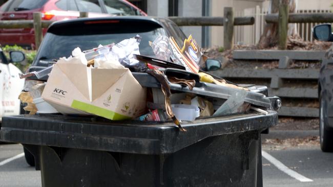 Moonee Valley Council fell behind in collecting rubbish over the New Year because their contractor had no truck drivers to deploy.