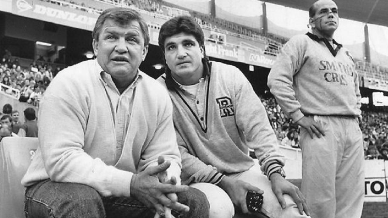 George Piggins and Mario Fenech enjoyed a great association at Souths in the 1980s.