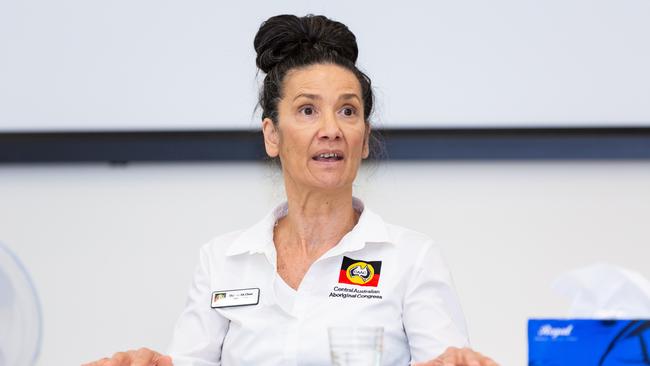 Central Australian Aboriginal Congress CEO Donna Ah Chee was supportive of the emergency measures as a “circuit breaker”. Photo: EMMA MURRAY