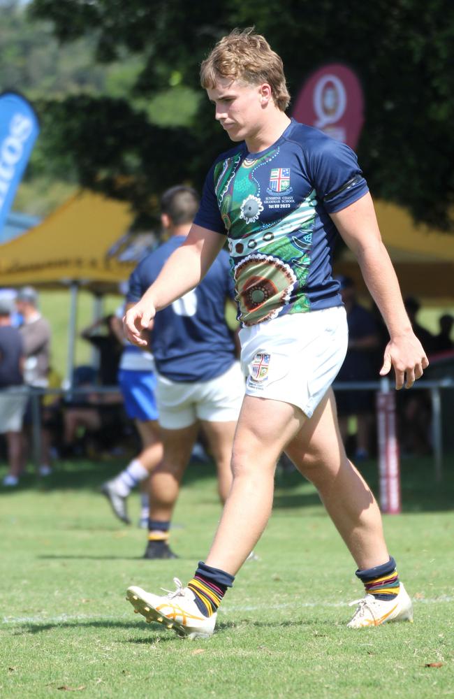 Ballymore Cup rugby action at the Albany Creek Brumbies Junior Rugby Union Club on Friday, April 12, 2024.