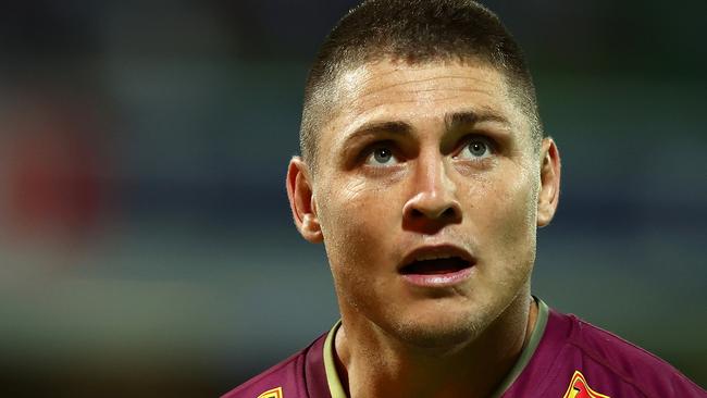 PERTH, AUSTRALIA - MARCH 04: James O'Connor of the Reds looks onduring the round three Super Rugby Pacific match between the Western Force and the Queensland Reds at HBF Park on March 04, 2022 in Perth, Australia. (Photo by Paul Kane/Getty Images)