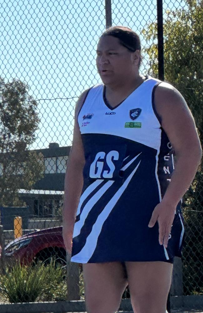 Victorian transgender netball player Manawa Aranui has been playing for women's teams at the Melton Central Netball Club. She previously played high level mens netball. Picture: Supplied