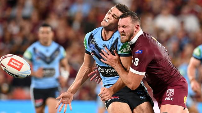 Nathan Cleary again came under fire for his performance. Picture: Bradley Kanaris/Getty Images