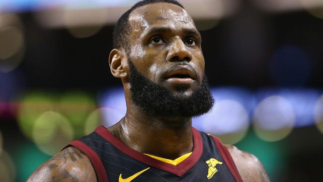 Kingsize development: LeBron James is officially a Los Angeles Laker. Picture: Getty Images