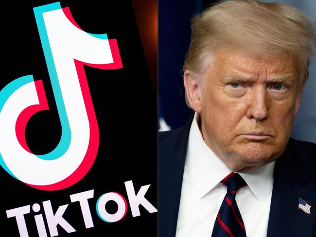 US President Donald Trump is set to announce the future of TikTok in America. Picture: AFP