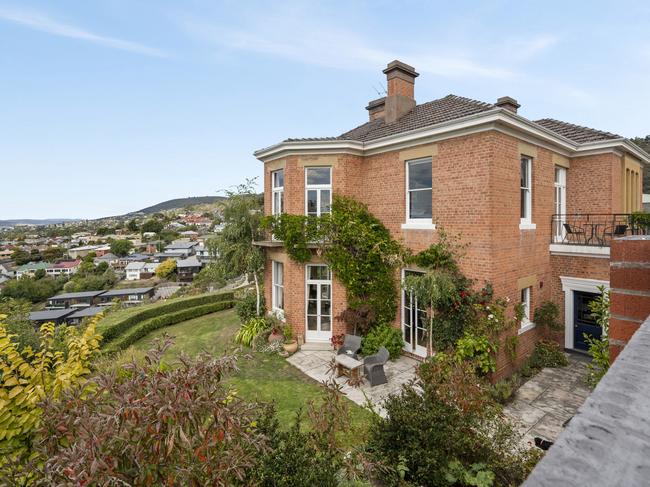 A historic five-bedroom home at No.354 Davey St, South Hobart is for sale with Peterswald for property. It will be sold by expressions of interest over $2m.