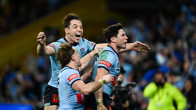 State of Origin Game 3, 2024 Mitchell Moses Try. Picture: NRL Photos