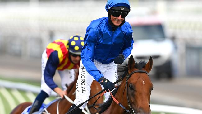 Jockey Glen Boss will attempt to notch another Group 1 win on the brilliant sprinter Bivouac during his stint in Melbourne. Picture: Getty Images