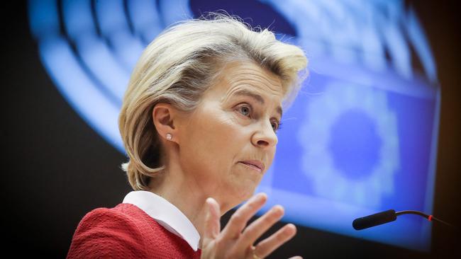 European Commission President Ursula von der Leyen. Picture: AFP