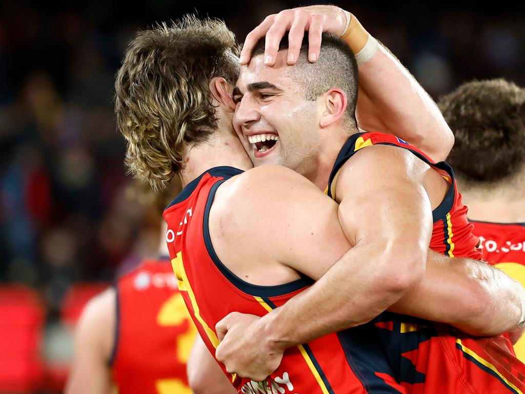 The Crows claimed a famous victory. (Photo by Michael Willson/AFL Photos via Getty Images)