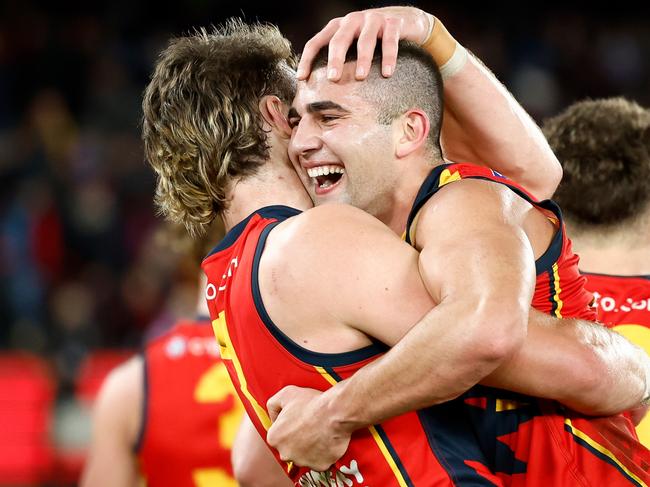 The Crows claimed a famous victory. (Photo by Michael Willson/AFL Photos via Getty Images)