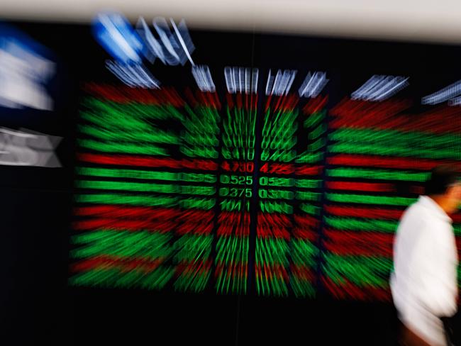 SYDNEY, AUSTRALIA - NewsWire Photos, October 29 2024. GENERIC. Stocks. Finance. Economy. Stock price ticker of the Australian Stock Exchange, ASX, at their offices on Bridge Street. Picture: NewsWire / Max Mason-Hubers