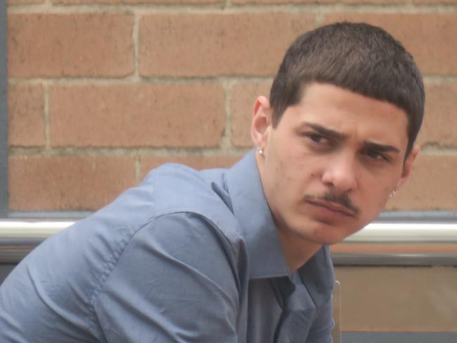 Zac Fitzsimmons, 18, of Killarney Vale, at Wyong Local Court where he pleaded guilty to affray and being armed with a hammer during a wild brawl at Bateau Bay Square shopping centre on July 11, 2024. Picture: NewsLocal