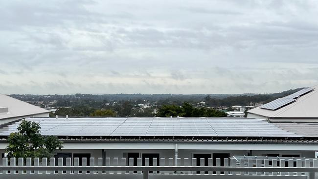 Pictures of the site at the CPSM aged care facility. Views of Moreton Bay from the site.