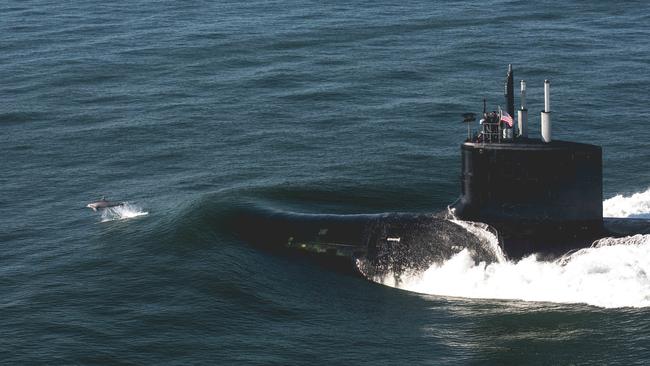 One of the first casualties of the ban may have been USS Delaware, a Virginia-class nuclear attack submarine. Picture: Ashley Cowan