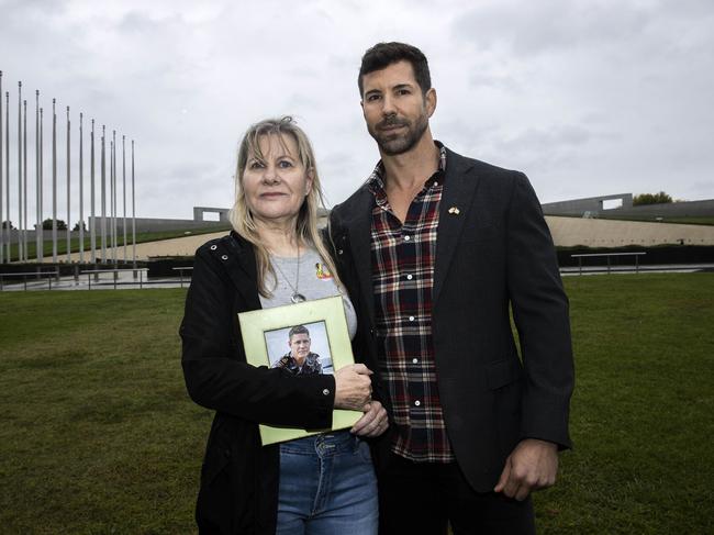 Dave Finney’s mum Julie-Ann Finney and Voice of a Veteran founder Heston Russell fought tirelessly for this royal commission. Picture: NCA NewsWire/Gary Ramage