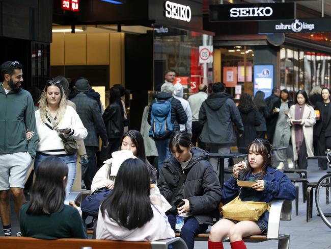 Australia’s economy grew just 0.2 per cent in the first three months of this year. Picture: John Appleyard